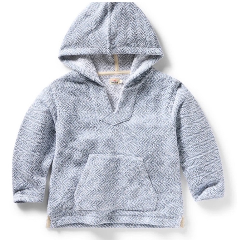 FAHERTY Kids Whitewater Baja poncho sweater & Joggers set Size 4 Boys